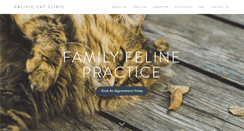 Desktop Screenshot of pacificcatclinic.com